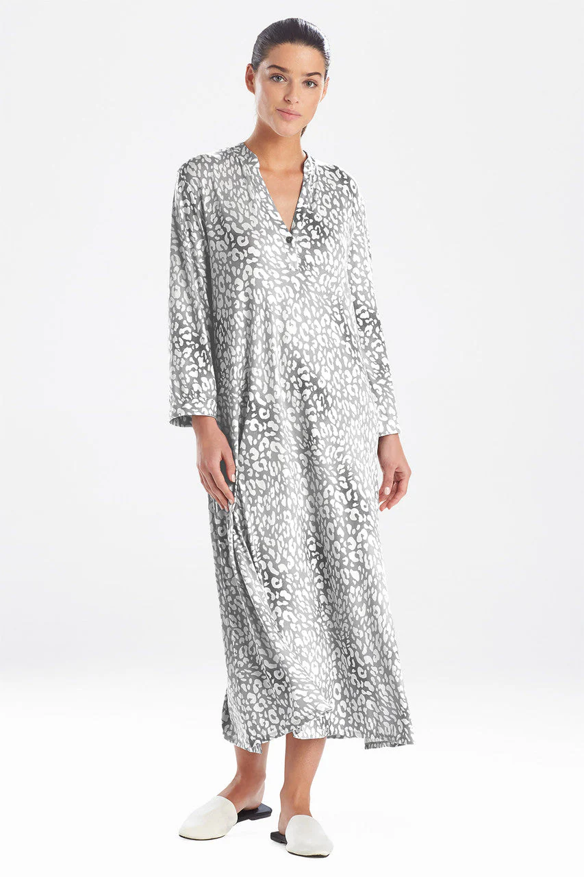 Misty Leopard Challis Caftan - Image 5