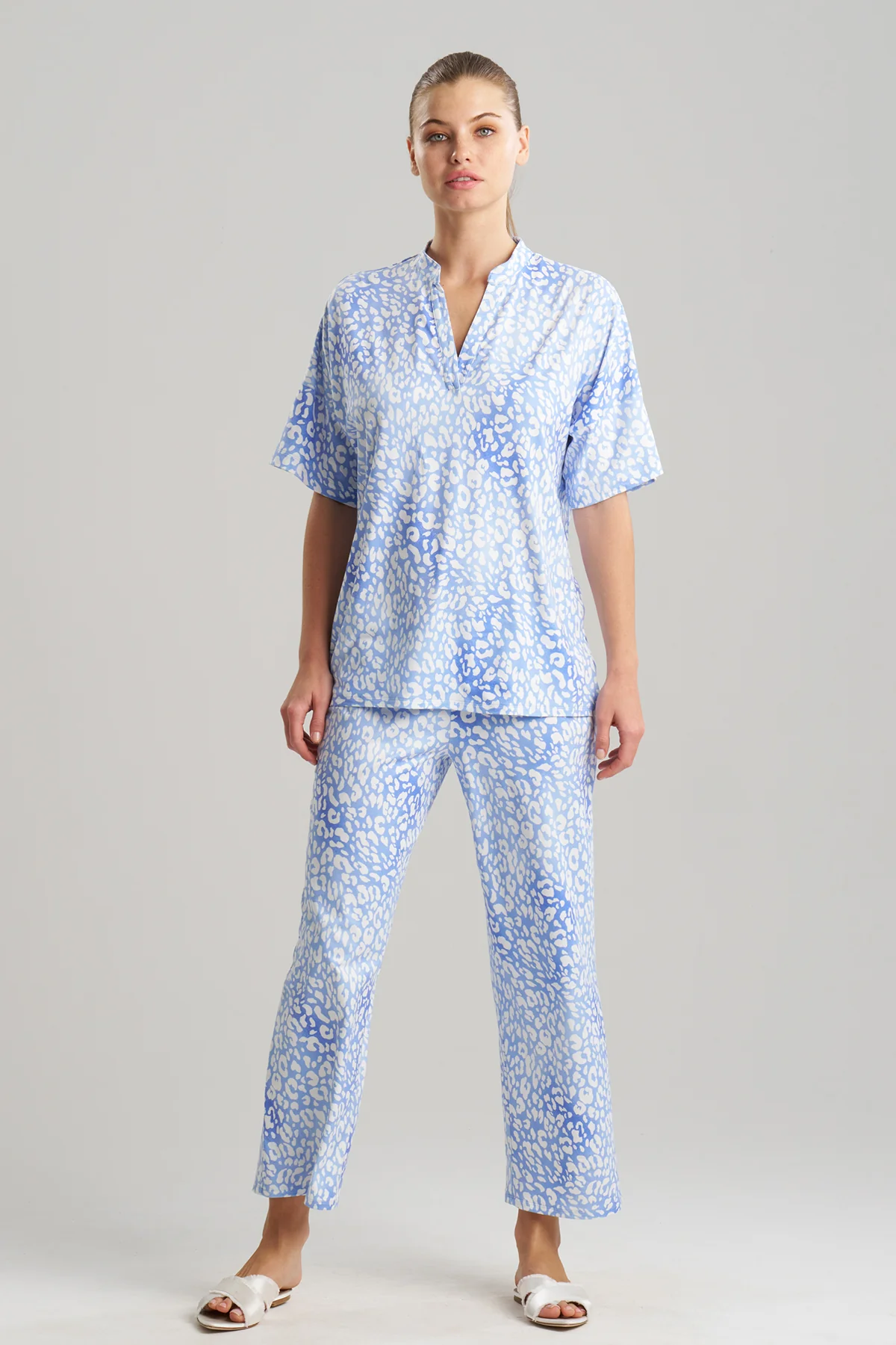 Misty Leopard Cozy Knit PJ