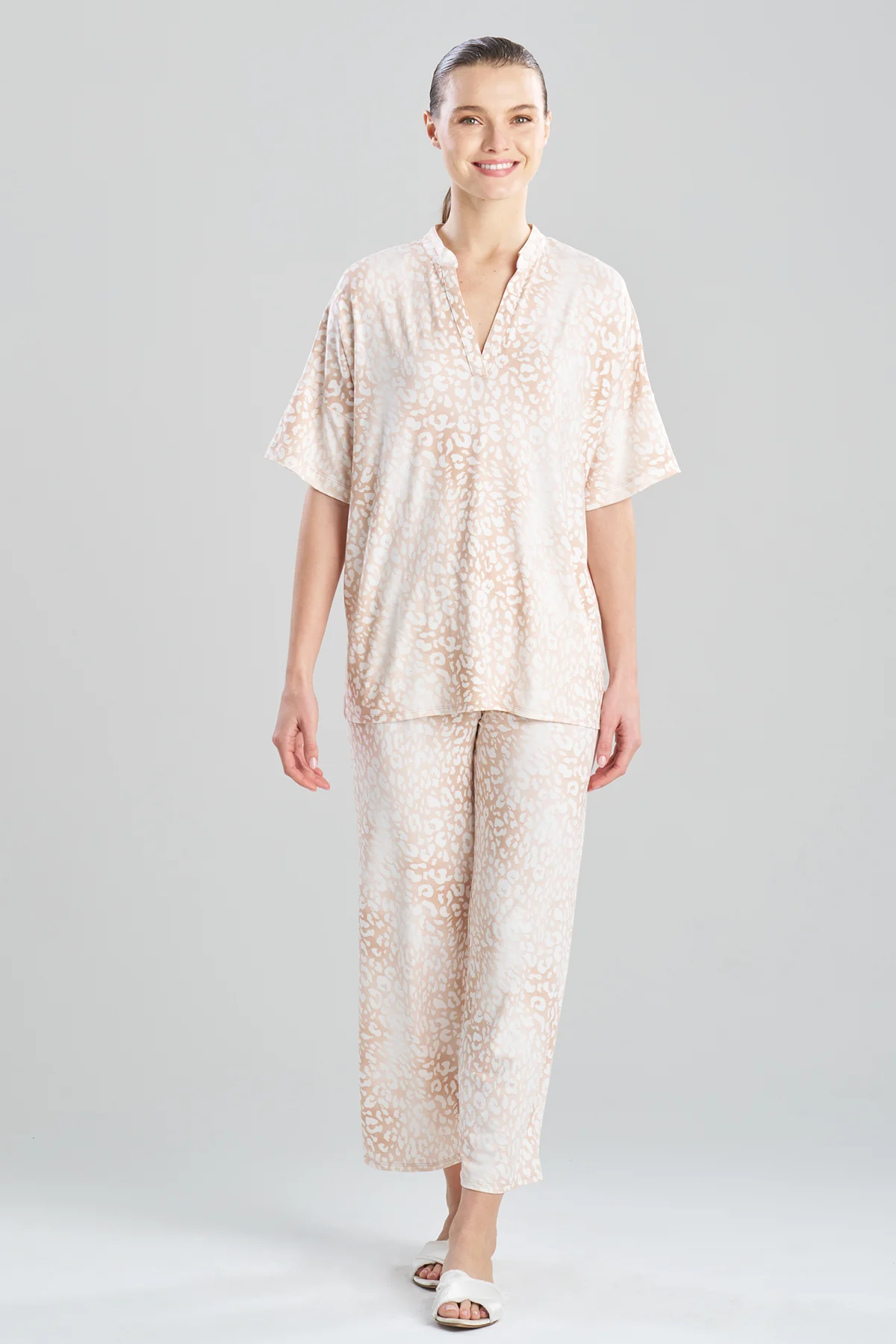 Misty Leopard Cozy Knit PJ