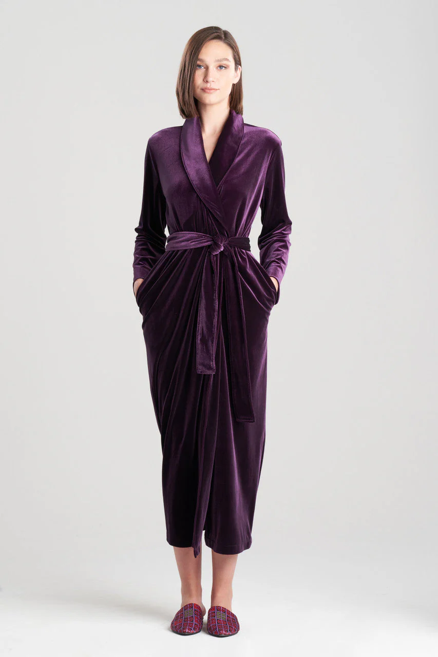 Natalie Velvet Robe - Image 2