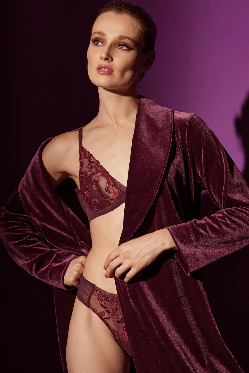 Natalie Velvet Robe - Image 4