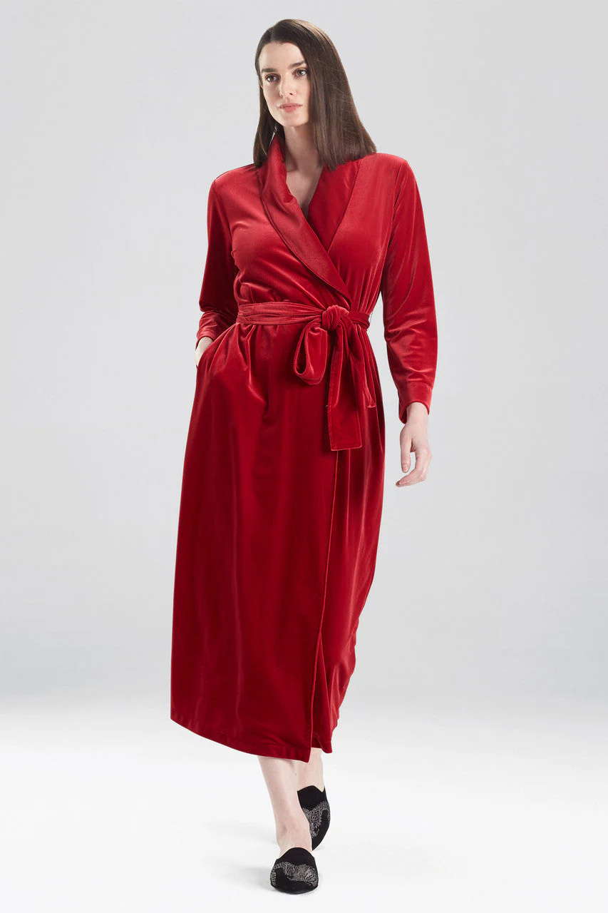 Natalie Velvet Robe