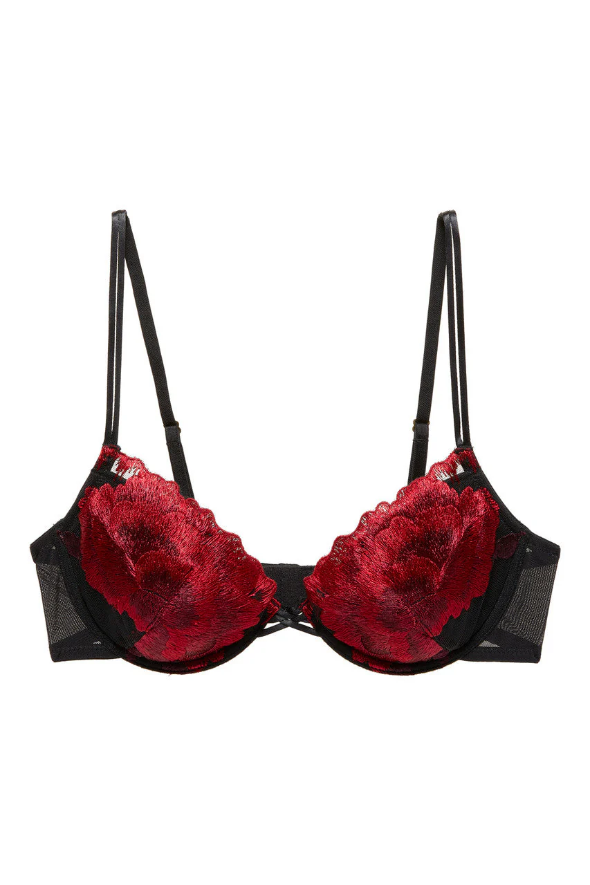 Natorious Embroidered Contour Underwire Bra