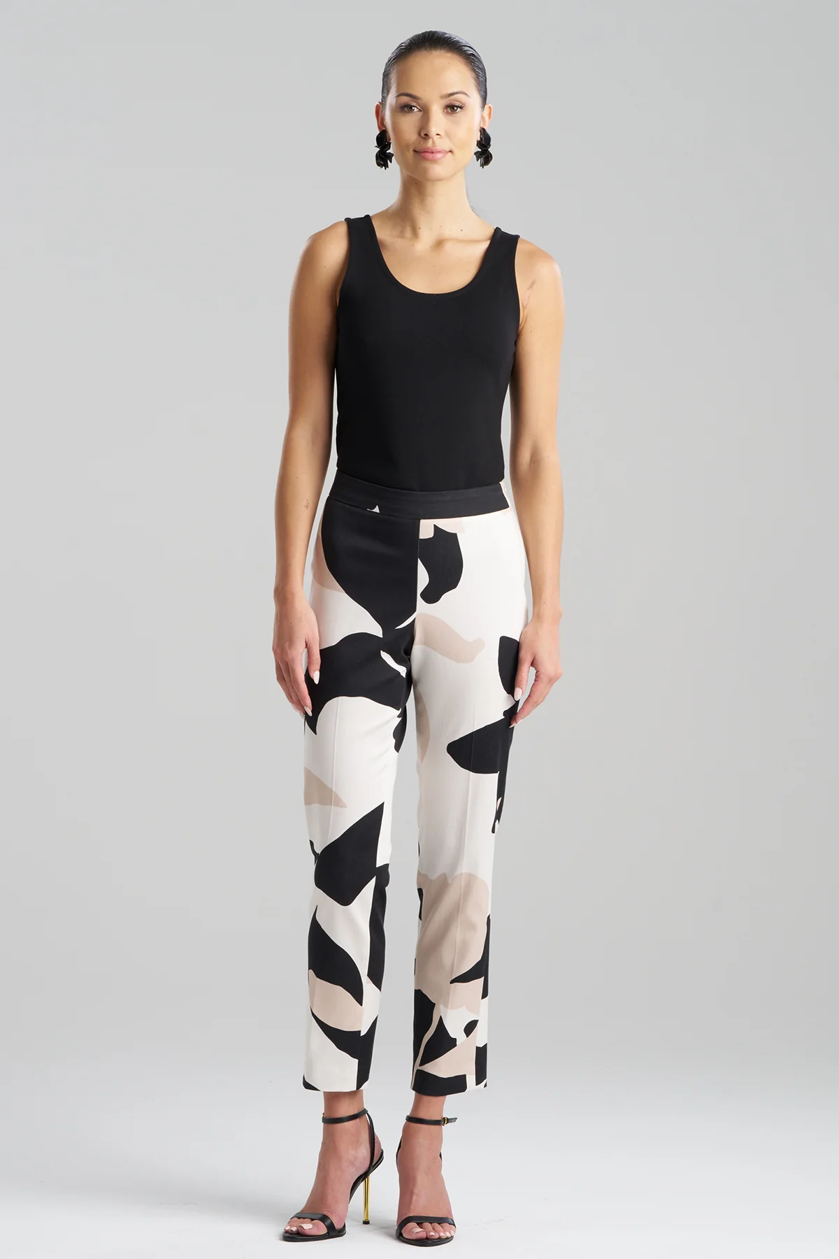 Nishi Cotton Side Zip Ankle Pants - Image 2