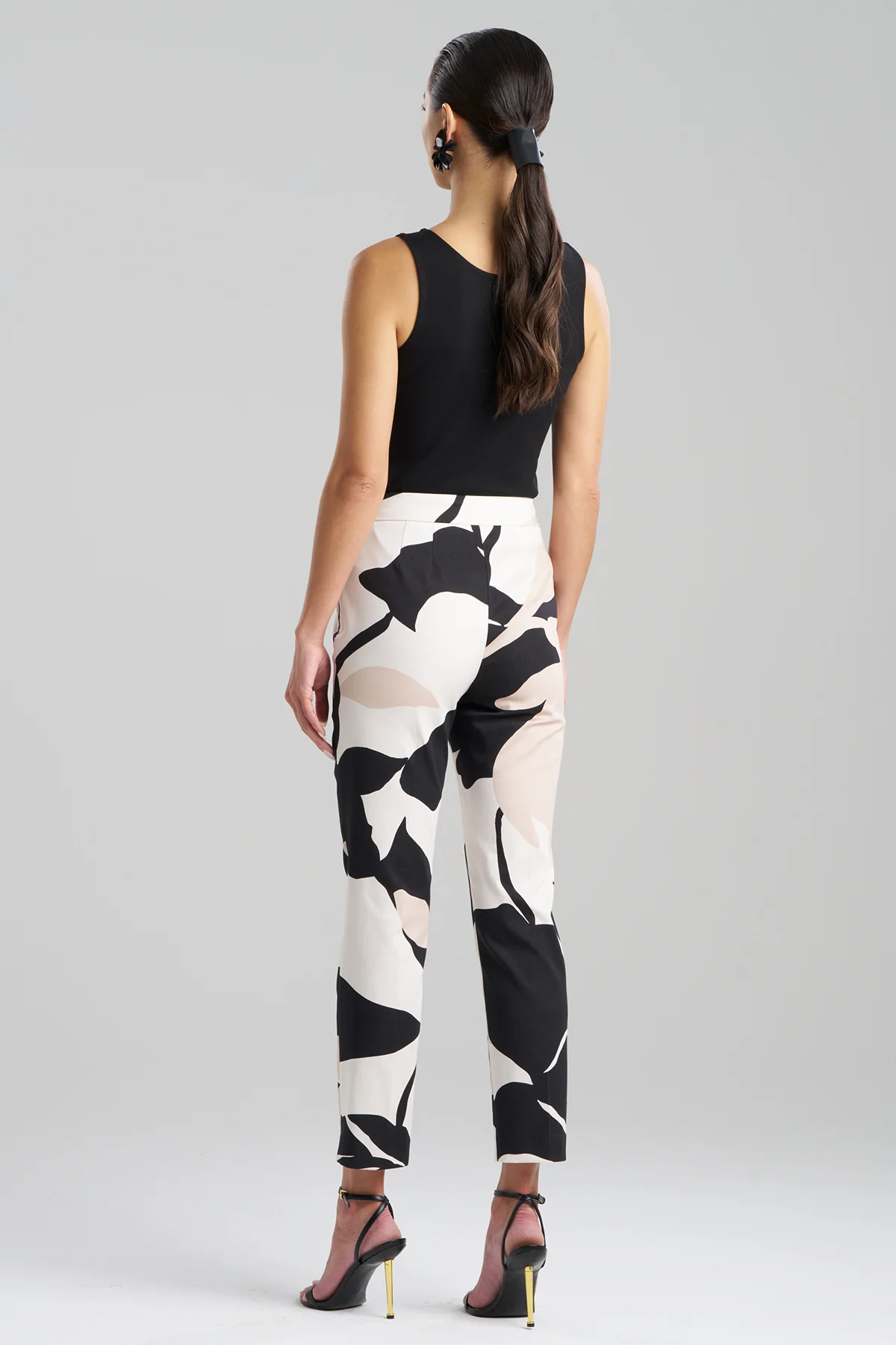 Nishi Cotton Side Zip Ankle Pants - Image 3