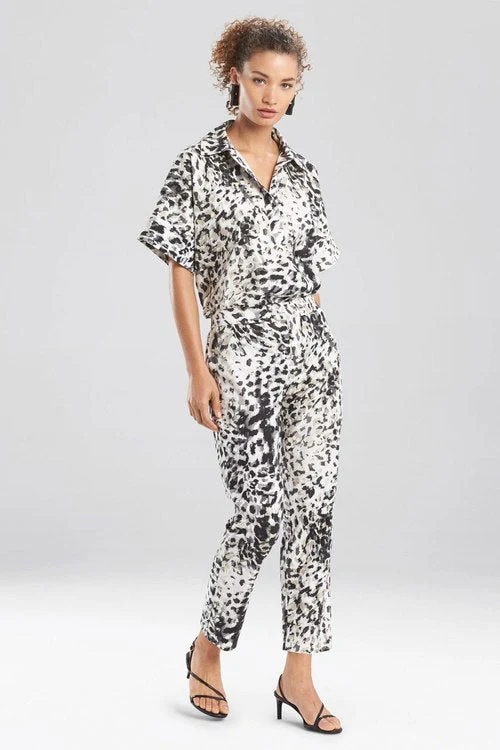 Ombre Animale - Cotton Poplin Pants - Black - Image 6
