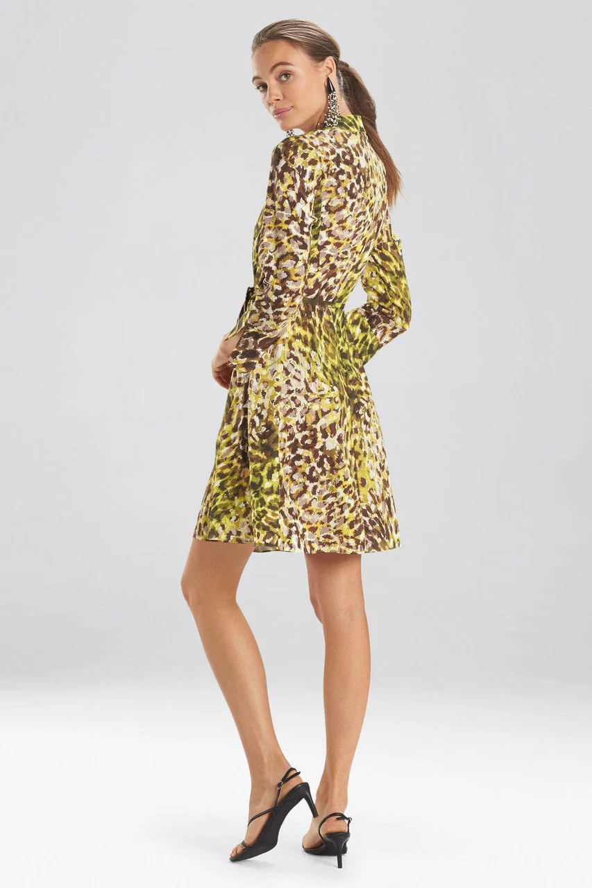 Ombre Animale - Silky Soft Dress - green - Image 3