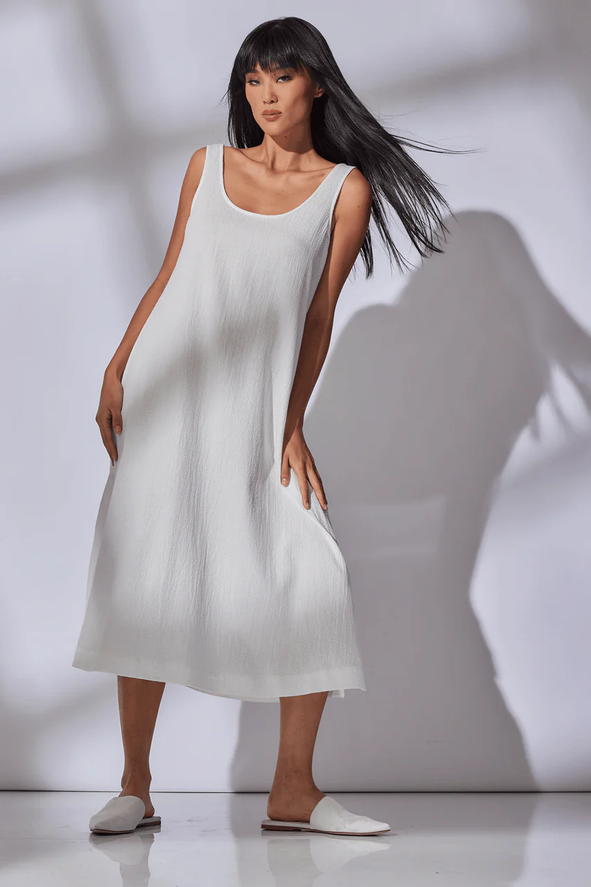 Onsen Cotton Tank Slip Dress