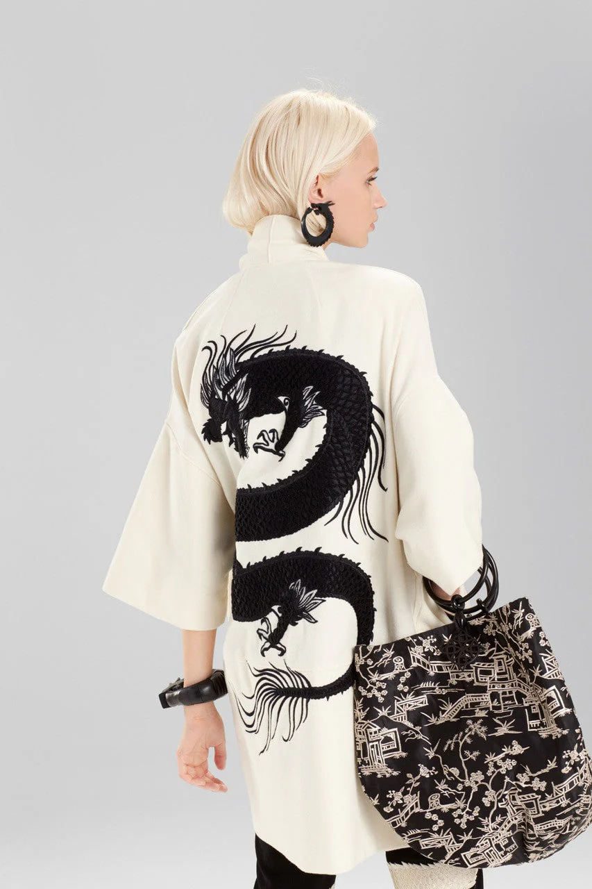 Pagoda Embroidery Large Bag - Image 3