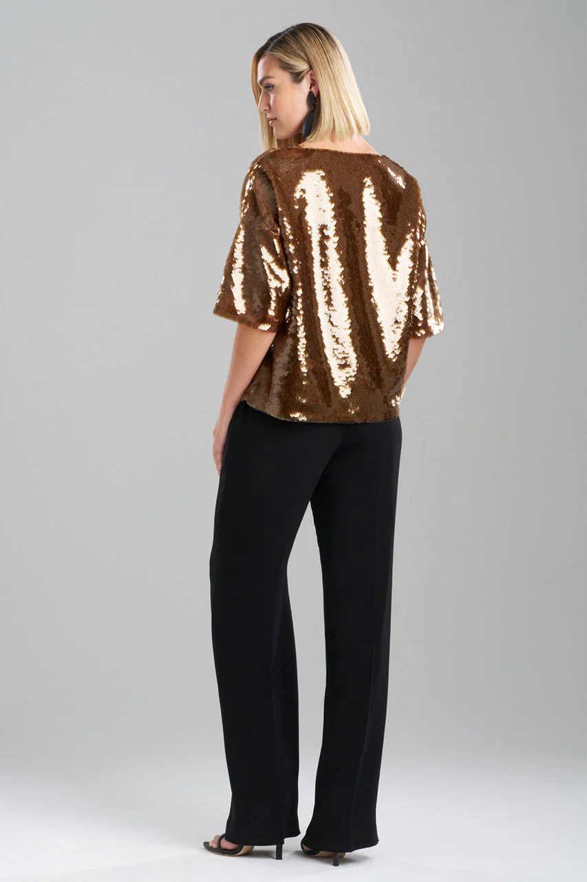 Paillettes Boat Neck Top - Image 3