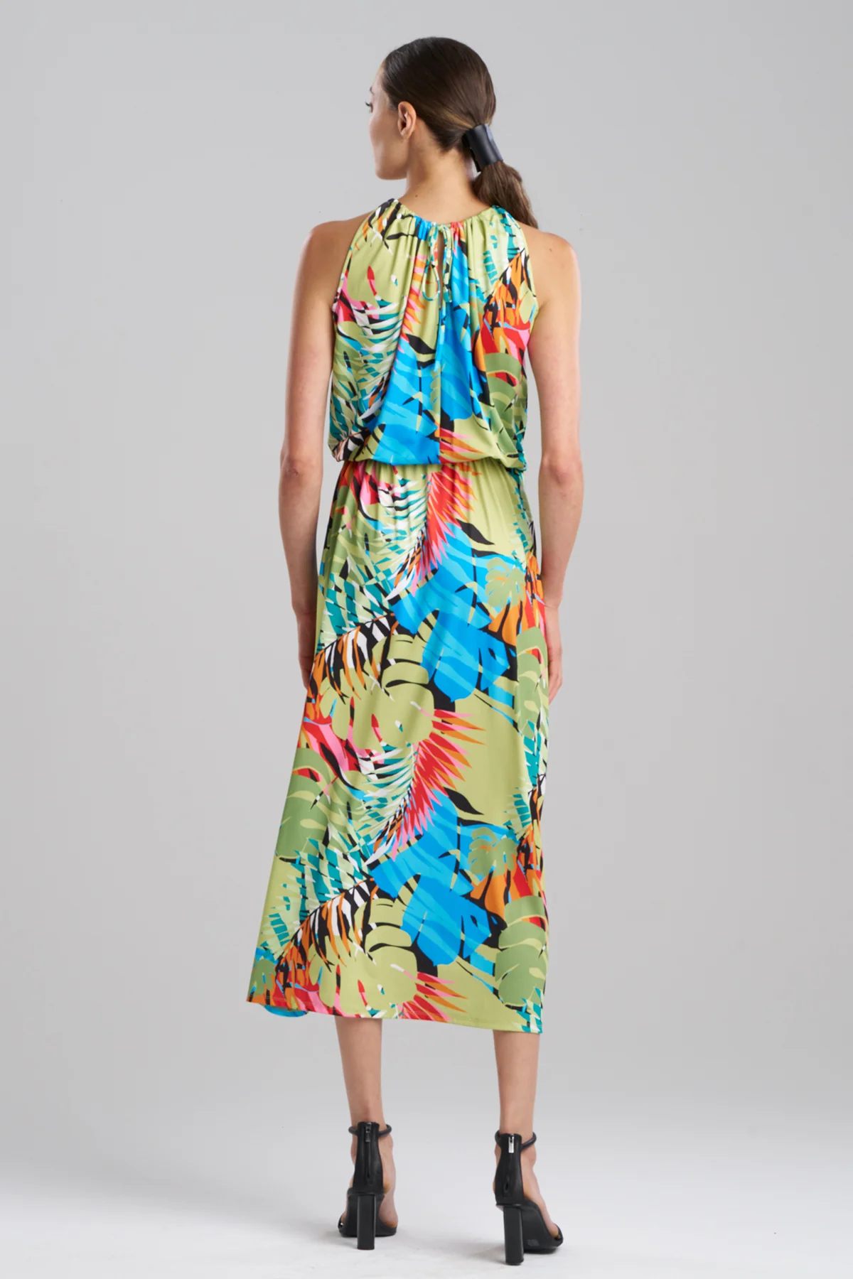 Palms Slinky Knit Halter Maxi Dress - Image 2