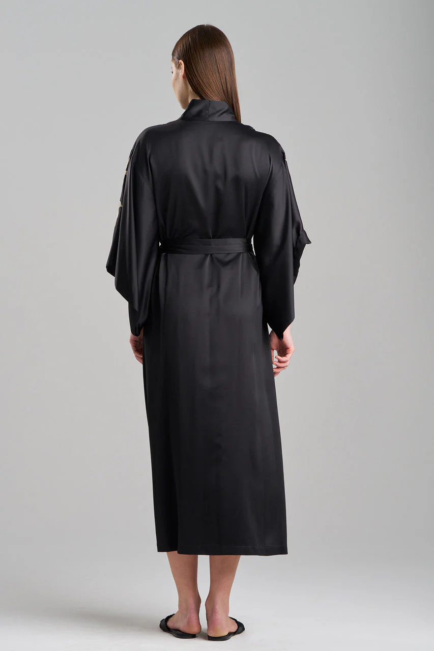 Peony Blossom Embroidery Robe - Image 3