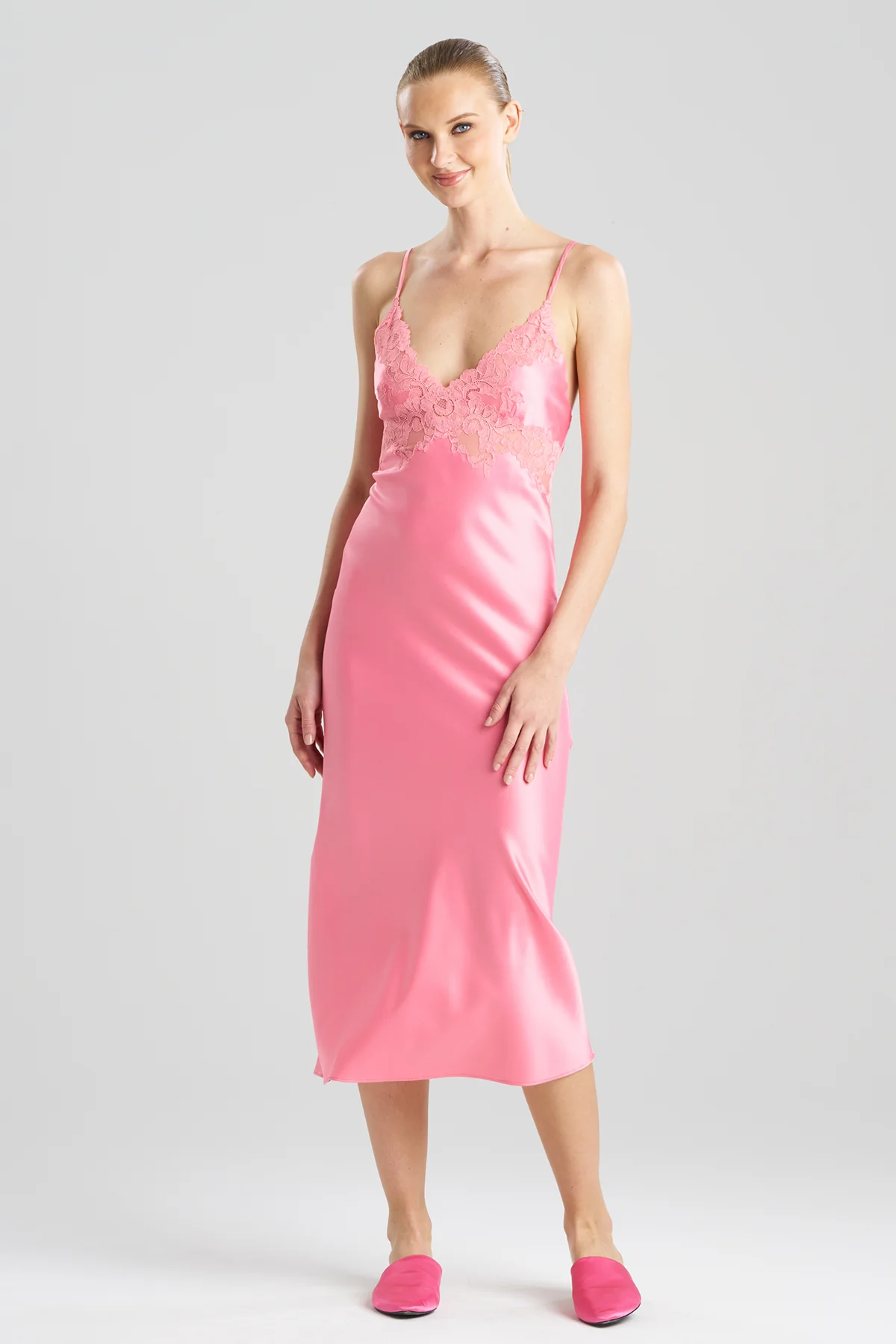 Peony Glamour Slip Dress - Image 2