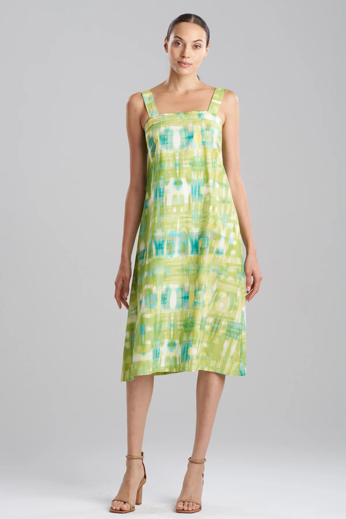 Plaids Cotton Poplin Sundress