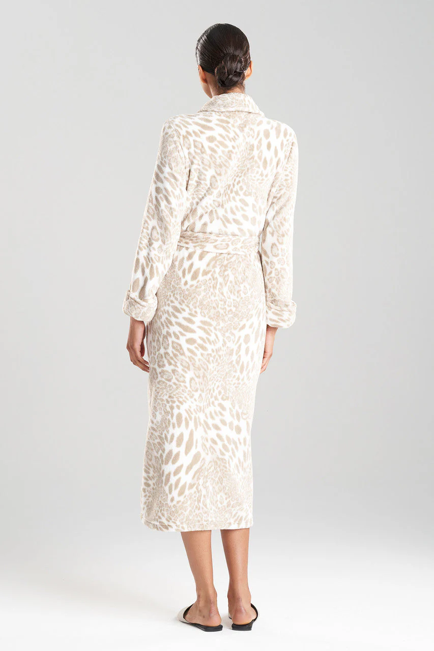 Plush Leopard Robe - Image 2