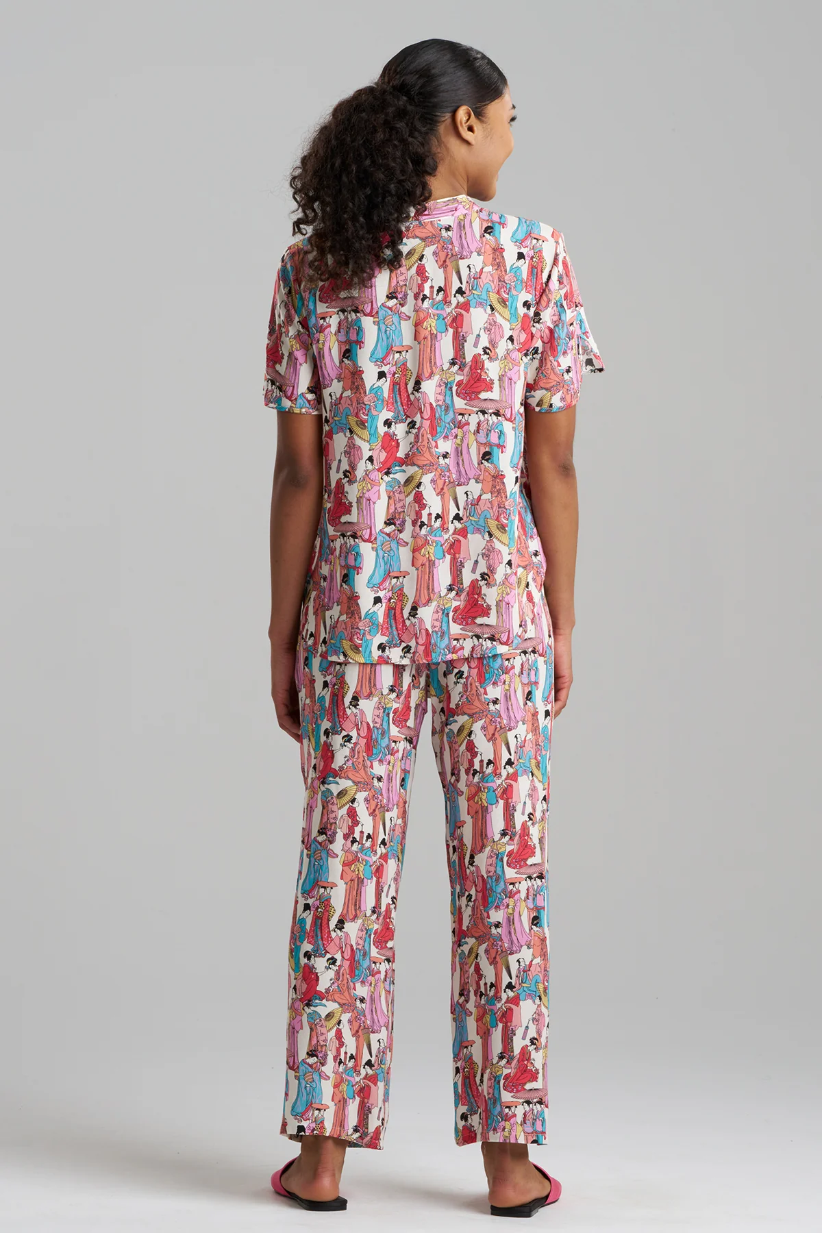 Promenade Challis Short Sleeve PJ - Image 2