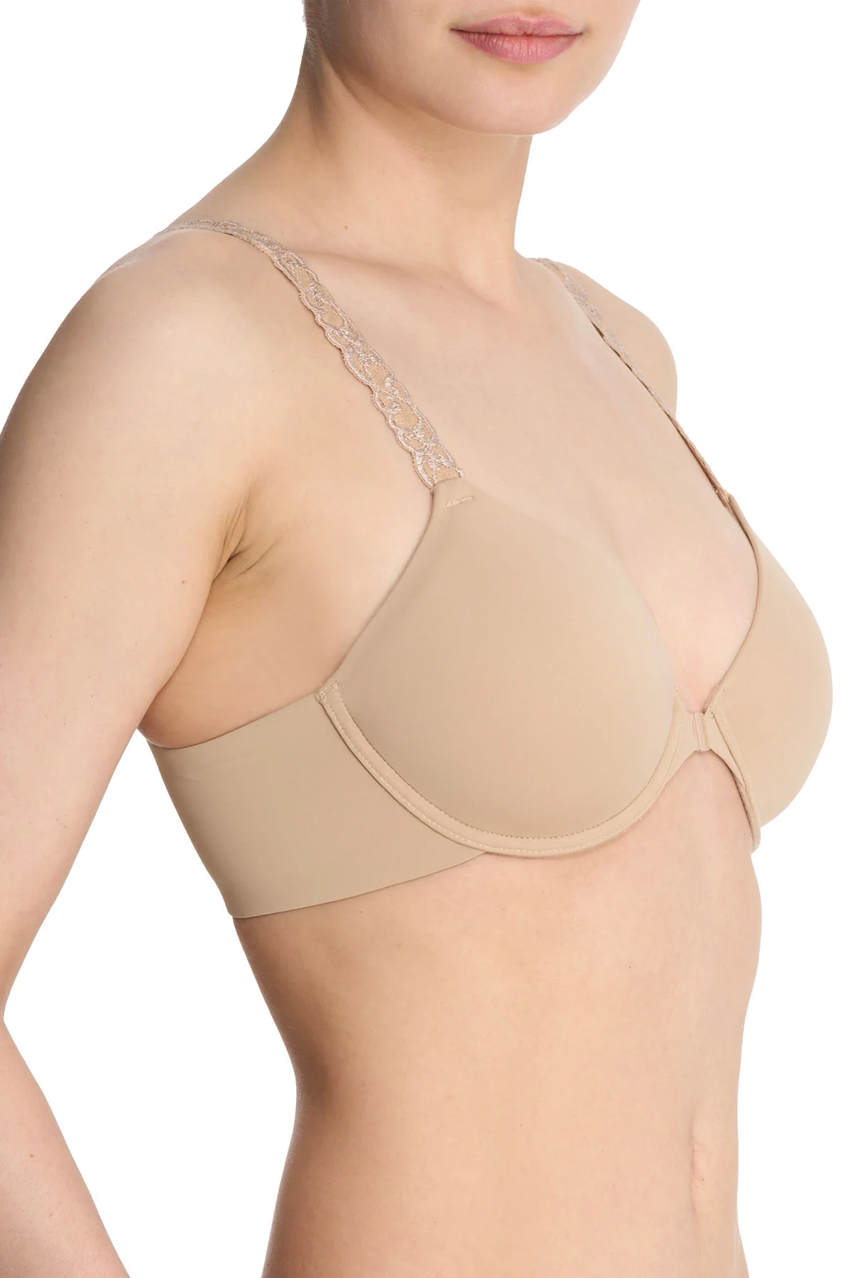 Pure Luxe Convertible Front Close Contour Underwire Bra - Image 3