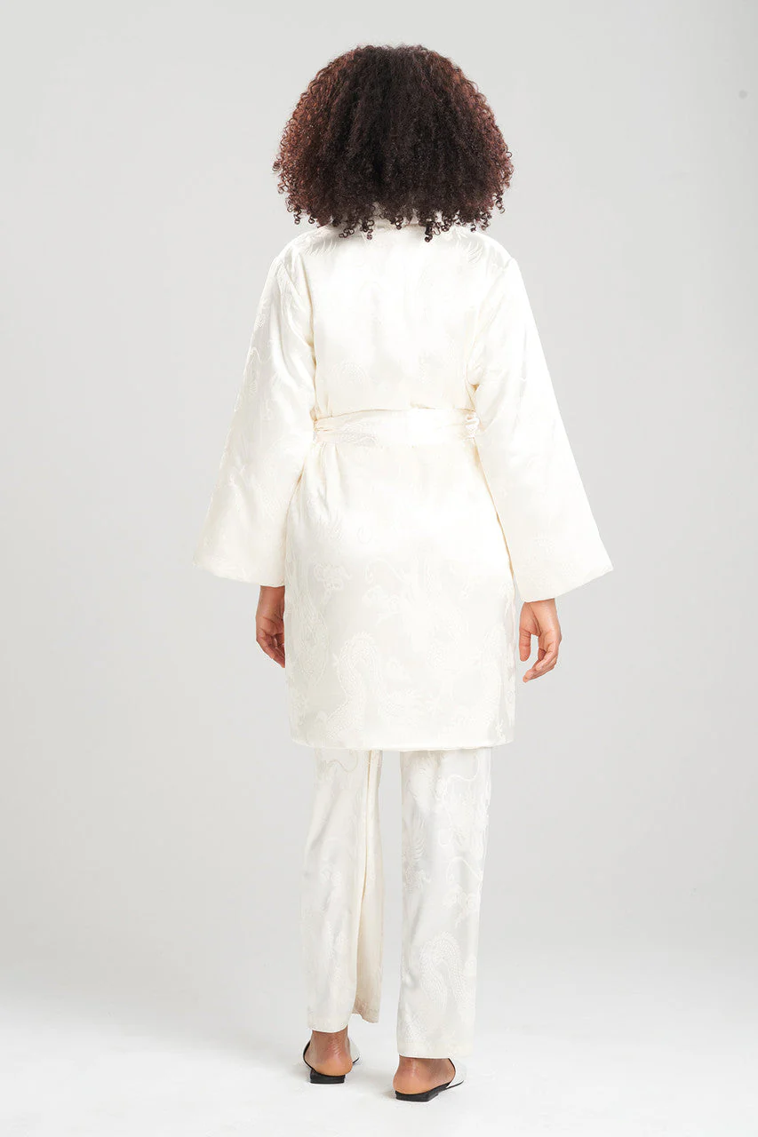 Ryu Jacquard Short Puffer Robe - Image 2