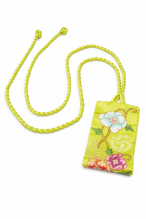 Saito Embroidery Silk Belt