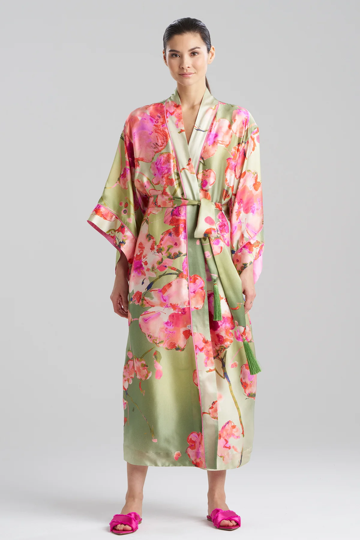 Sakura Matsuri Silk Robe - Image 2