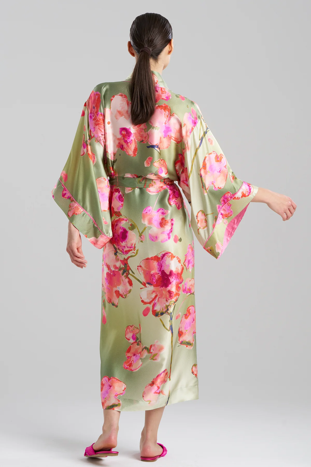 Sakura Matsuri Silk Robe - Image 3