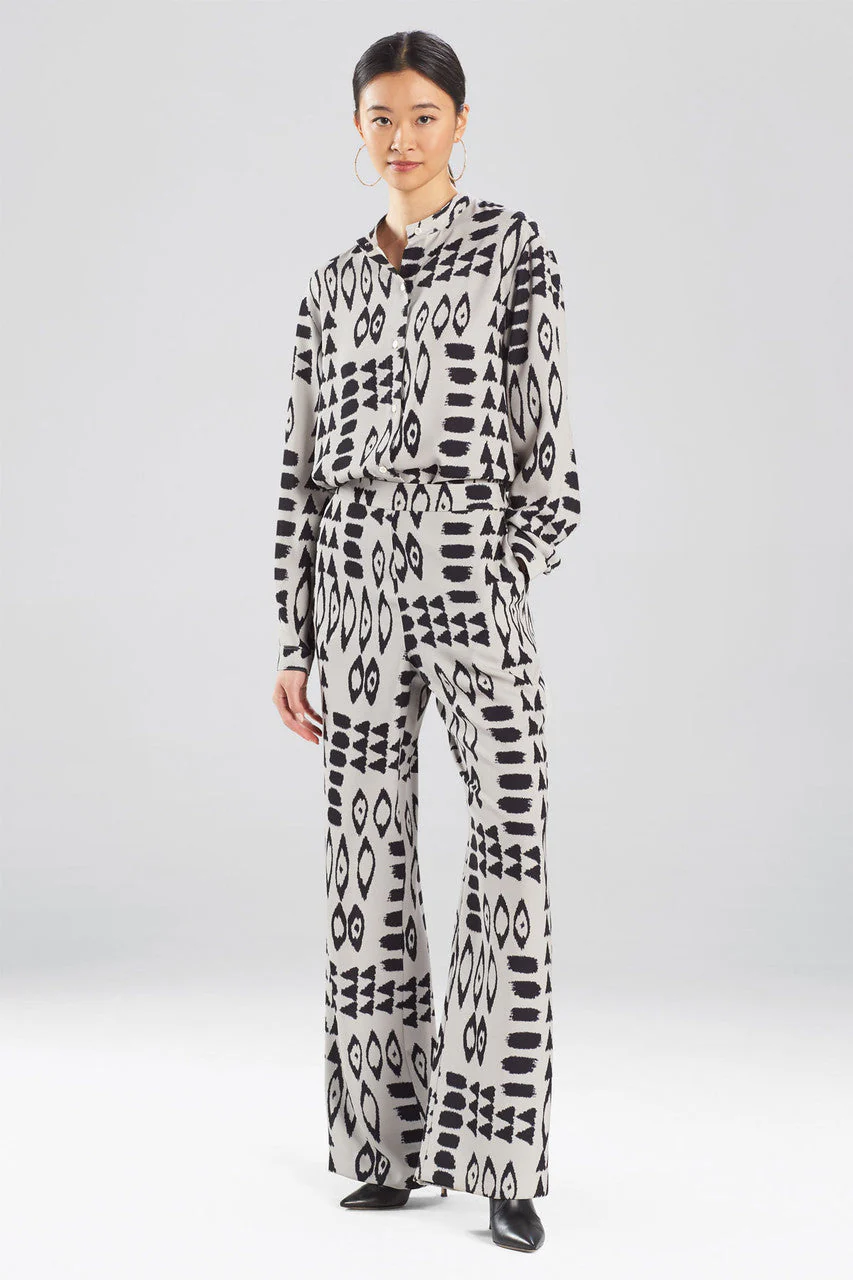 Samarkand-Fluid Crepe Pants - Image 3