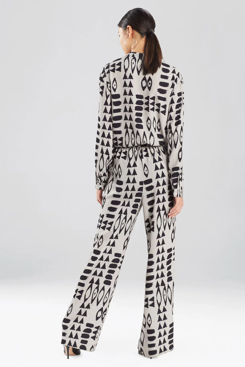 Samarkand-Fluid Crepe Pants - Image 4