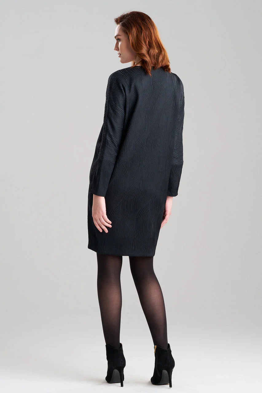 Scroll Jacquard Wedge Dress - Image 3