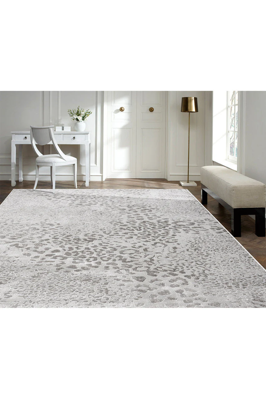 Serengeti- Grey Leopard Rug - Image 8