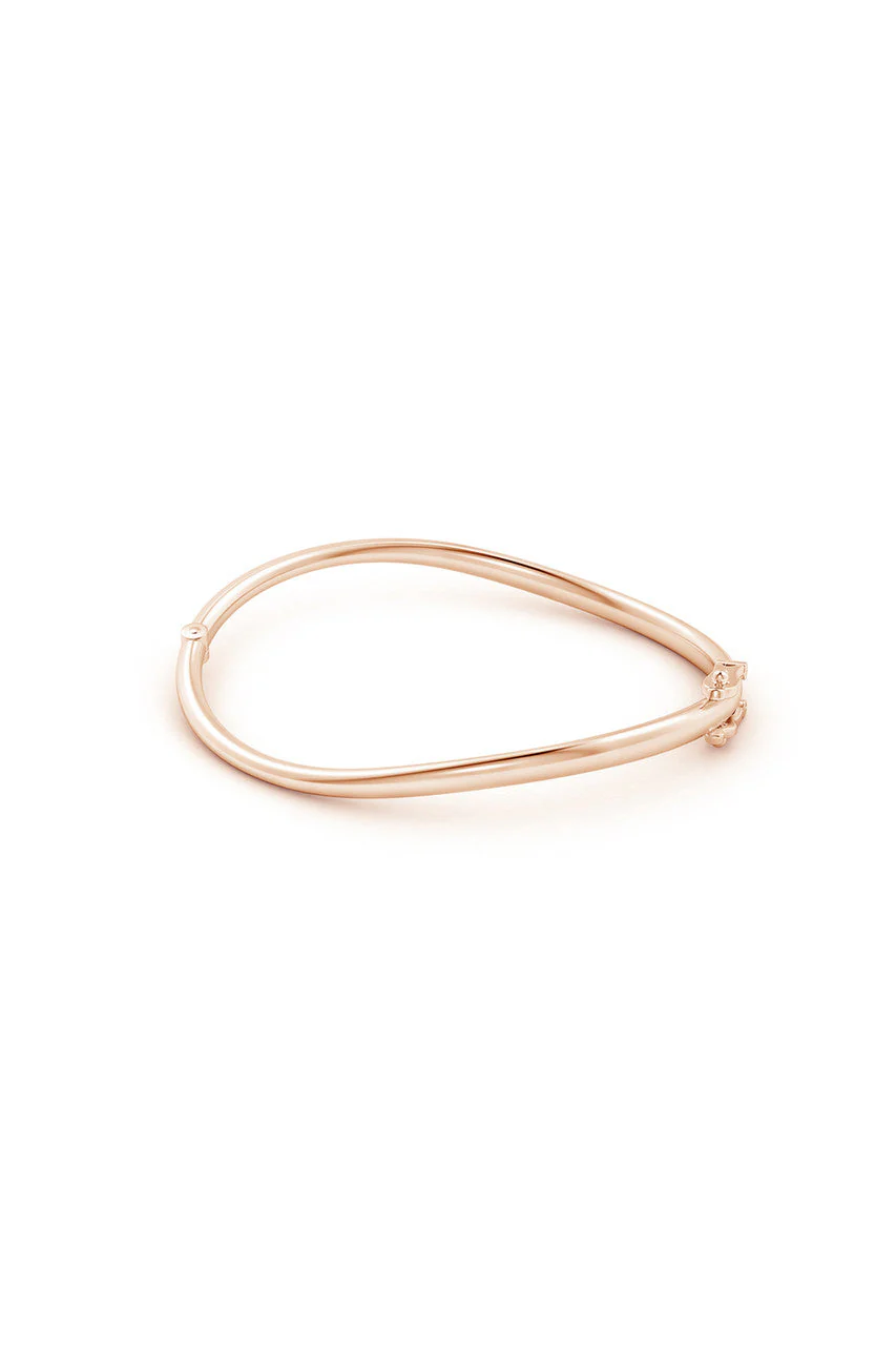 Shangri-La Brushstroke 14K Gold Bracelet - Image 2