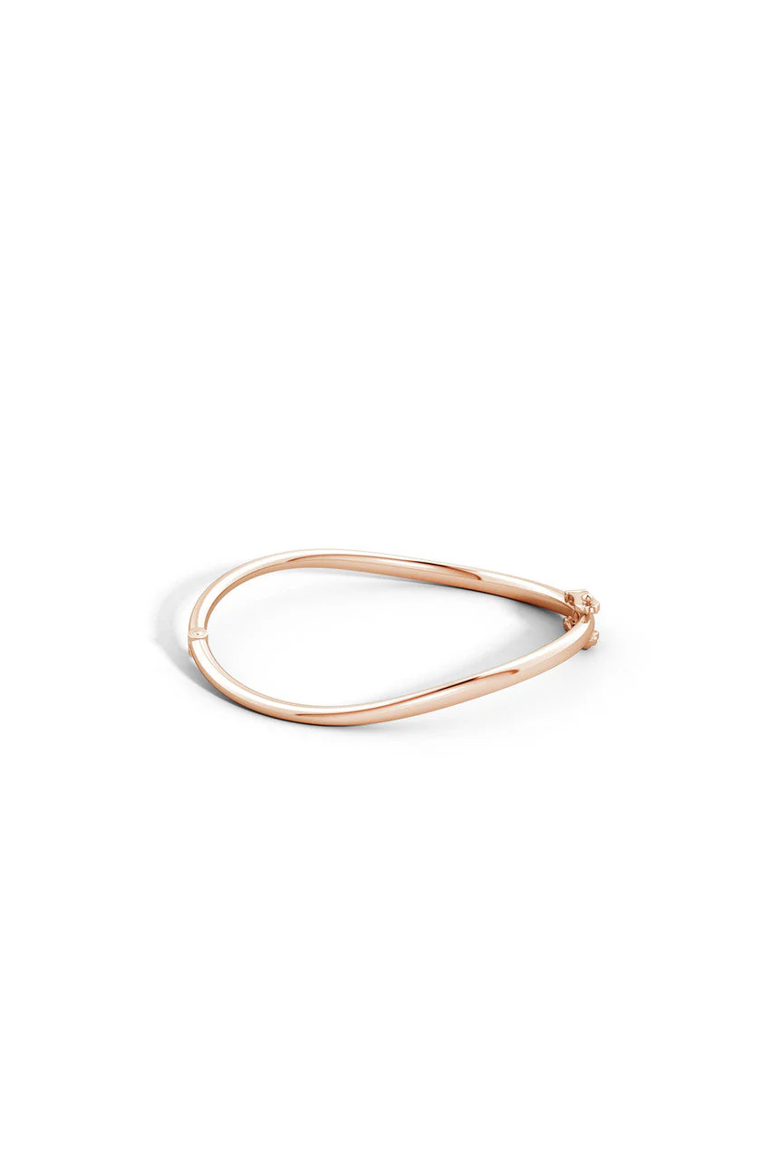Shangri-La Brushstroke 14K Gold Bracelet - Image 3