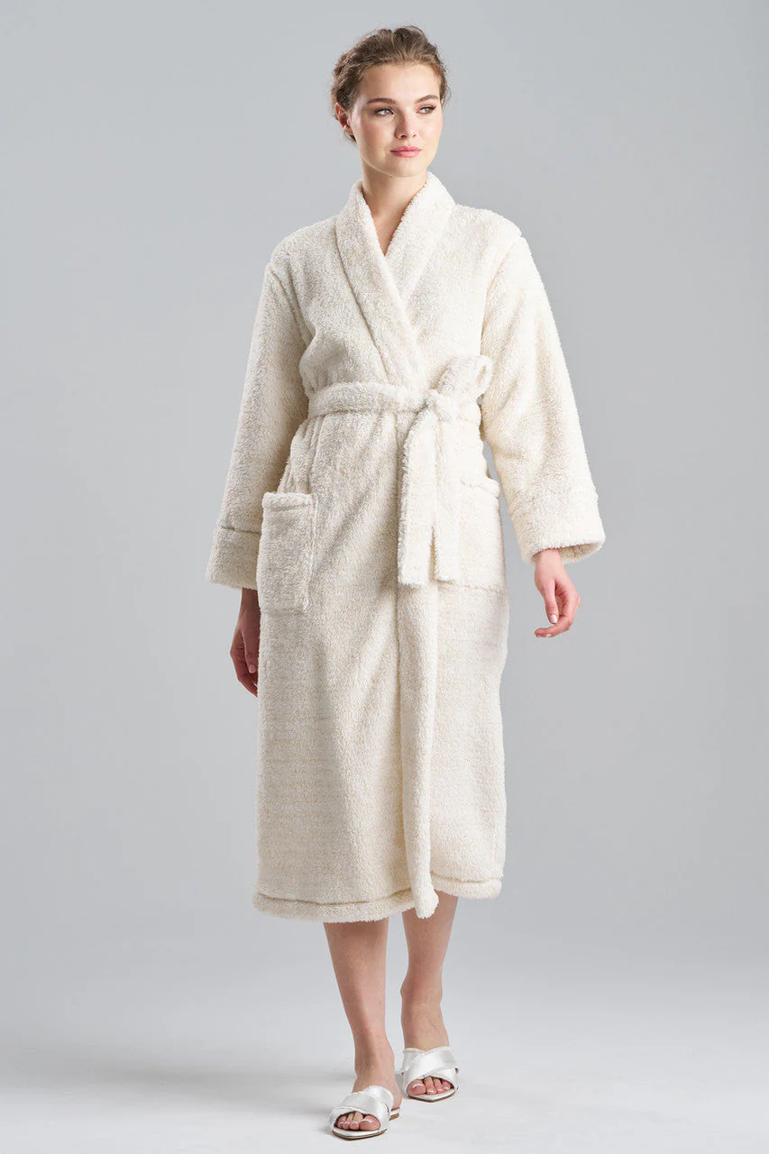 Shimmer Plush Kimono Robe - Image 2