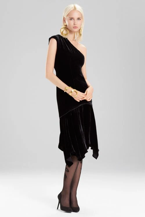 Silk Velvet Dress - Image 9