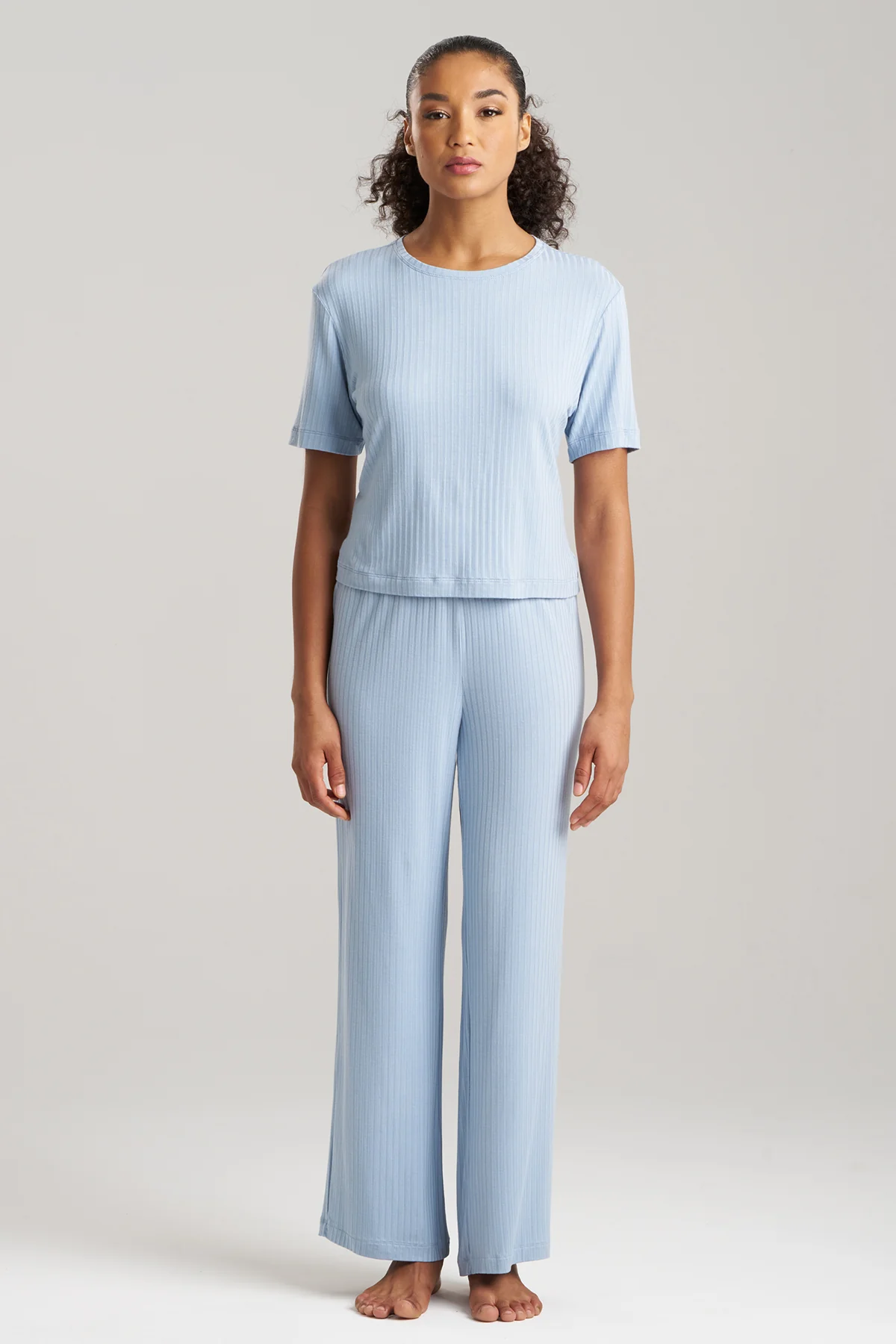 Skye Rib Ease Short Sleeve Top