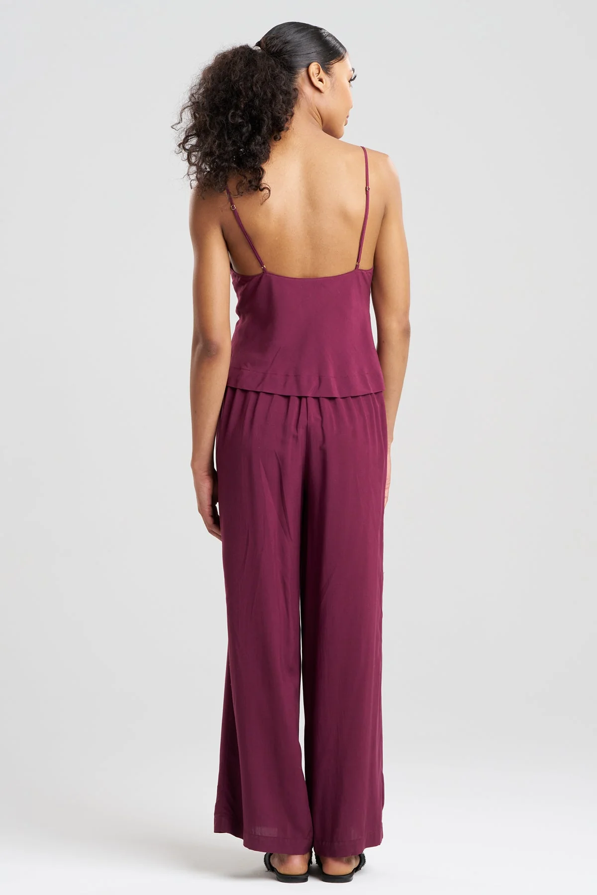 Sleek Silk Modal Cowl Cami PJ - Image 2