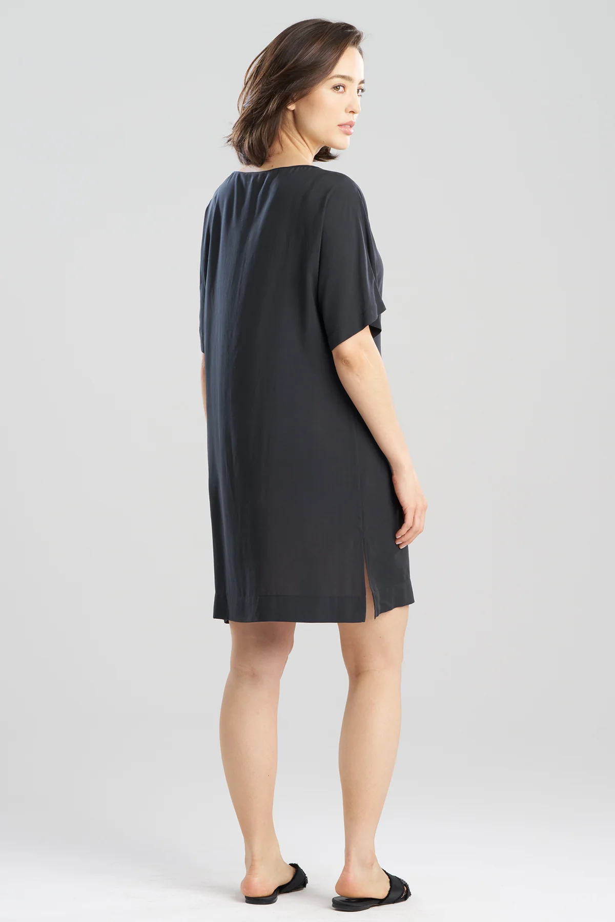 Sleek Silk Modal Sleepshirt - Image 2