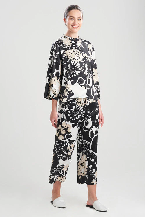 Soleil-Printed Matte Satin PJ