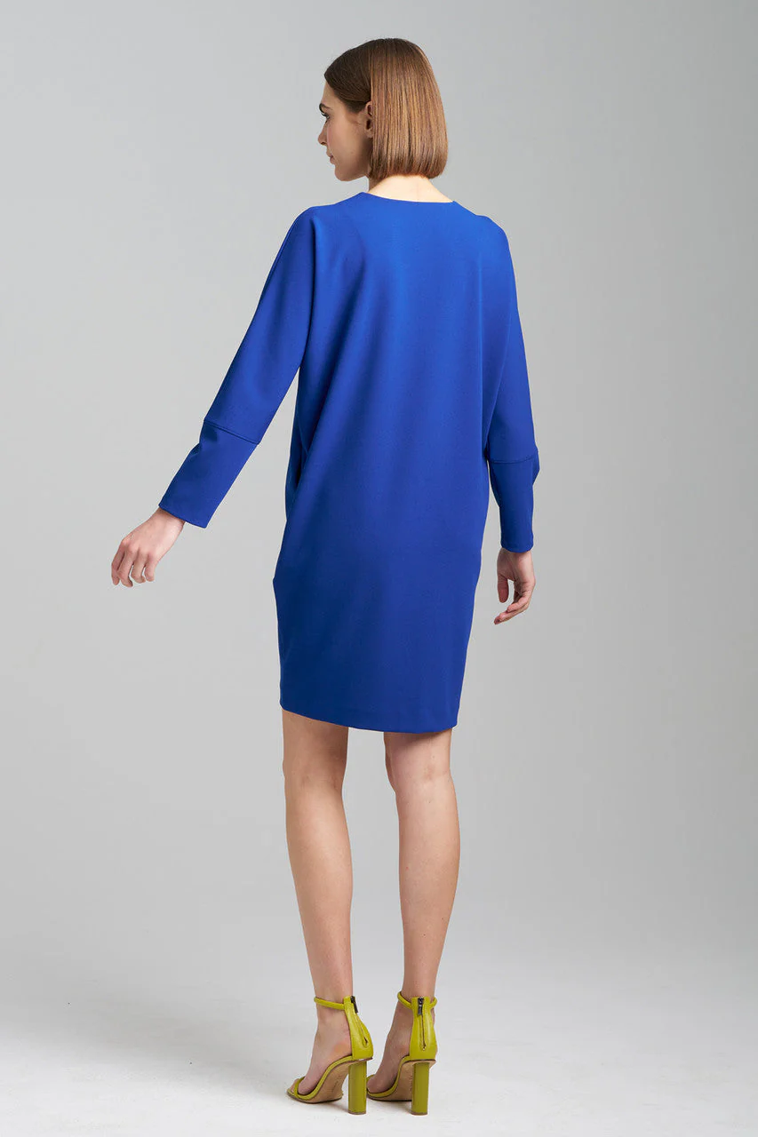 Solid Knit Crepe Wedge Dress - Image 2