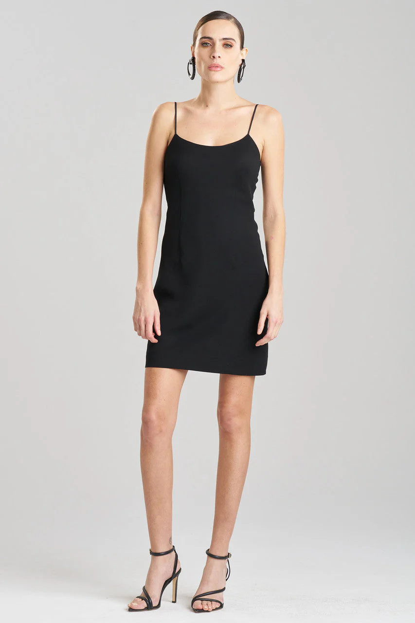 Stretch Crepe Slip Dress - Image 2