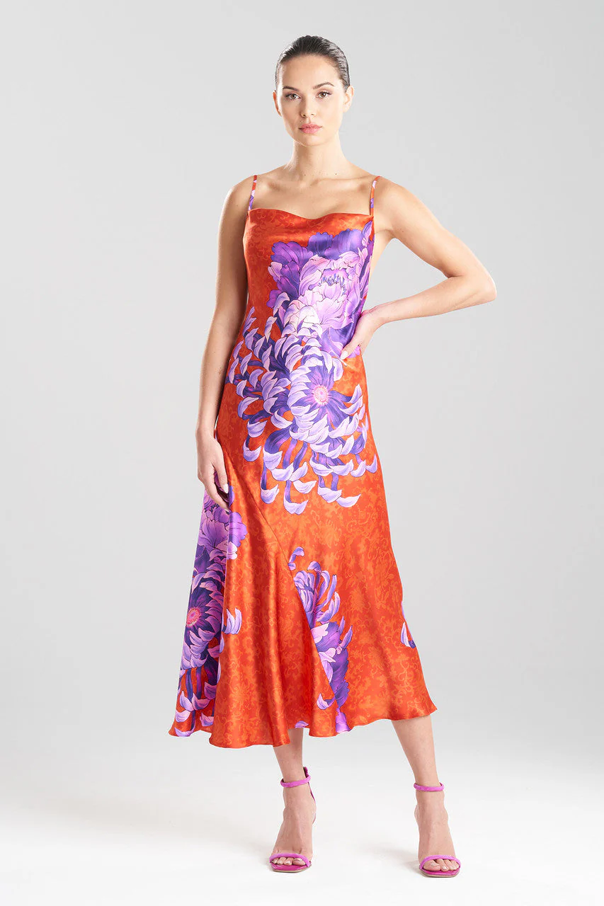 Sumida Charmeuse Cowl Silk Gown - Image 2