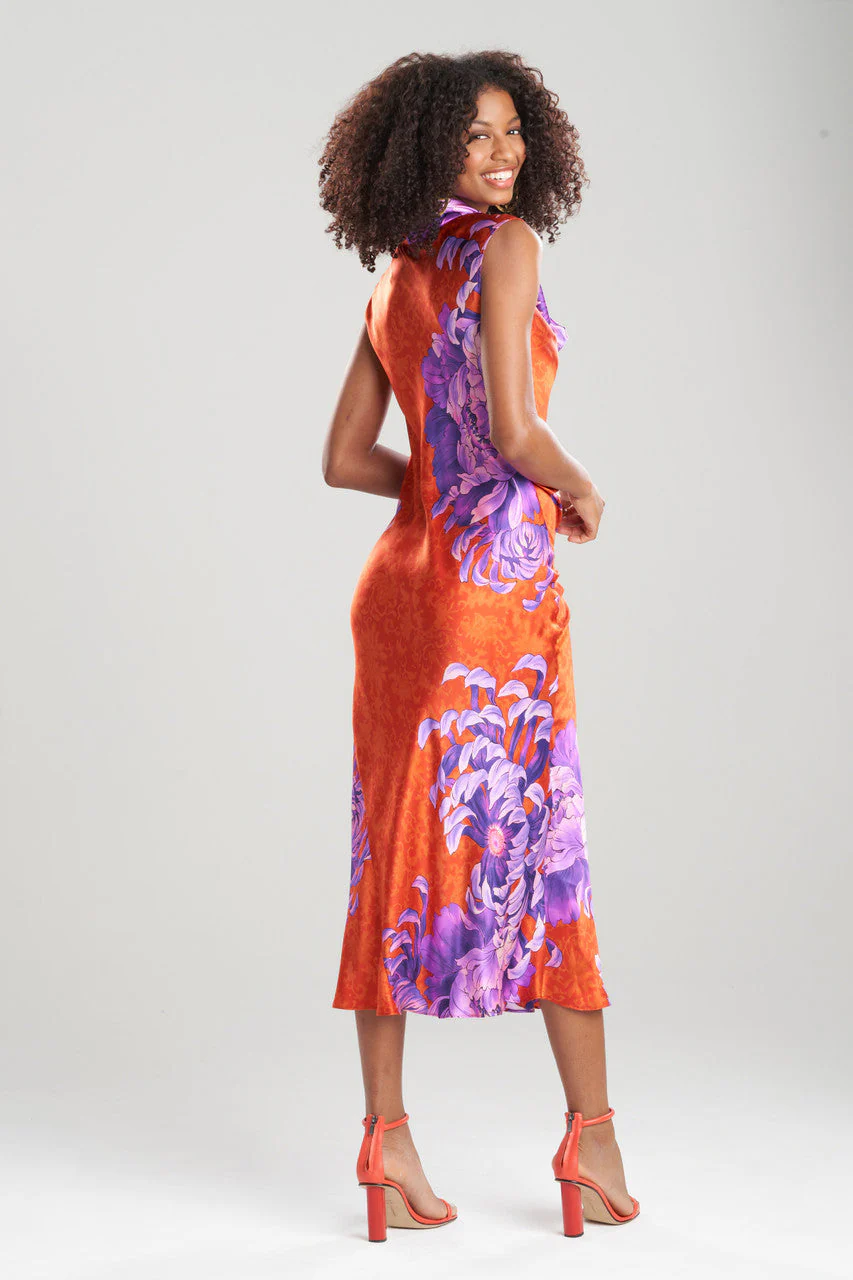 Sumida Charmeuse Deep Cowl Silk Gown - Image 3