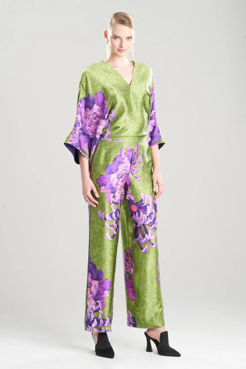 Sumida Charmeuse Wide Leg Silk Pants - Image 2