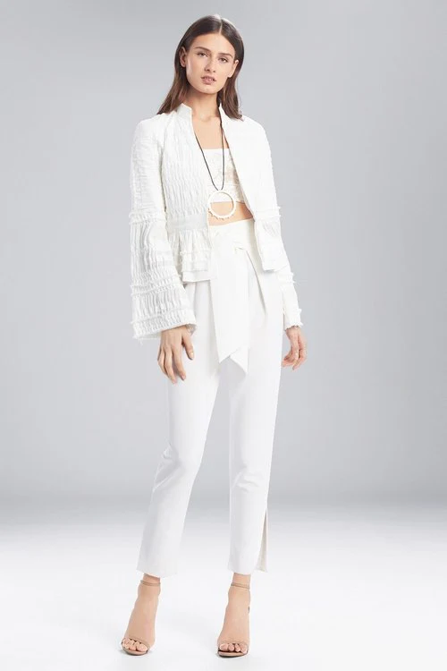 Summer Texture Peplum Jacket - Image 10