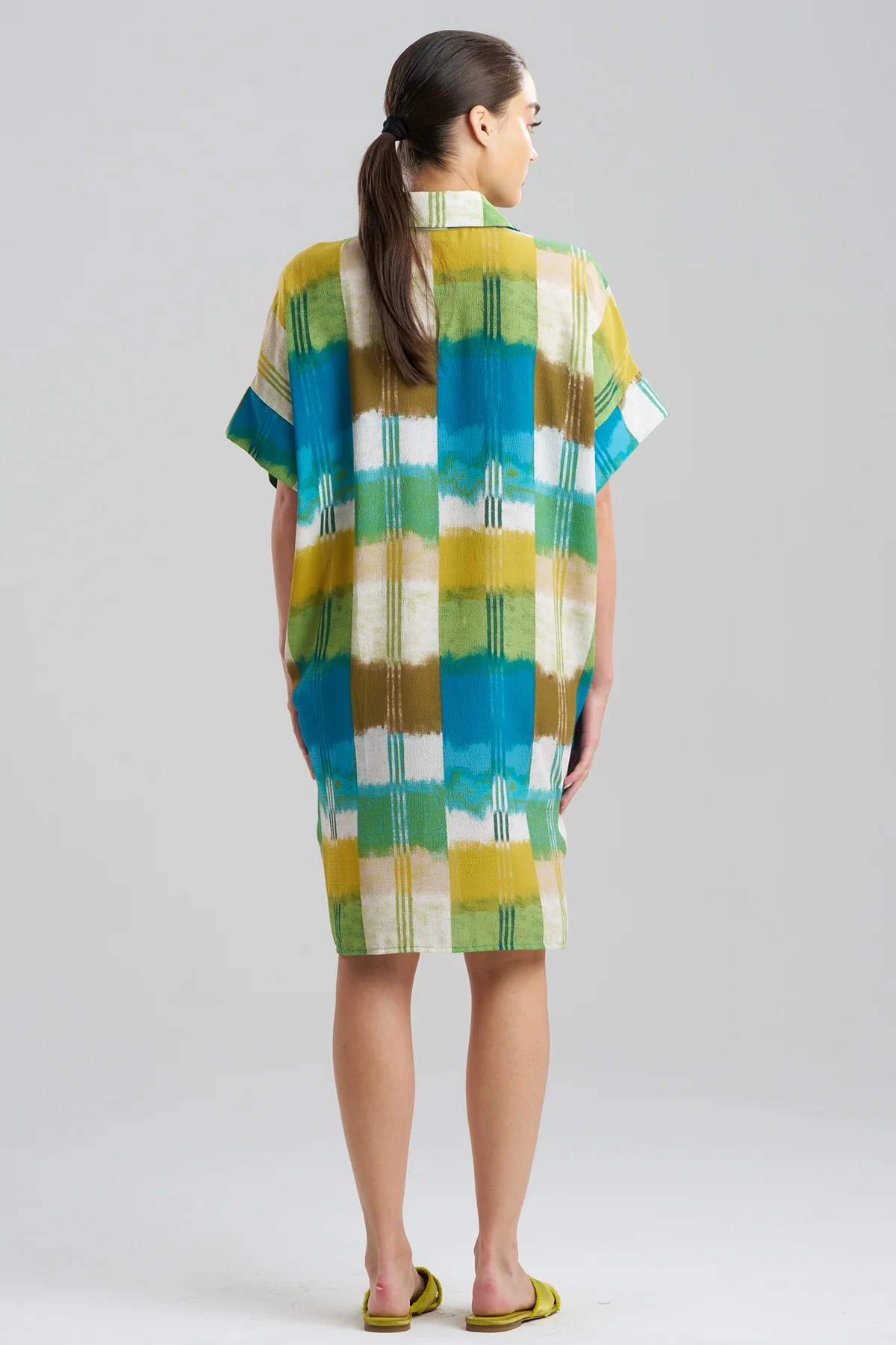 Sunset Crinkle Dolman Shirtdress - Image 3