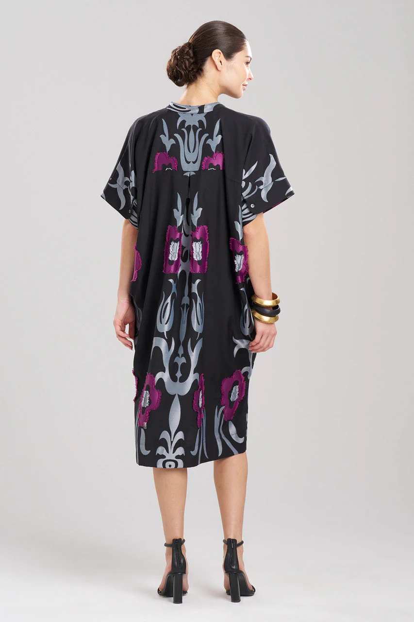 Suzani Jacquard Oversized Caftan Dress - Image 4