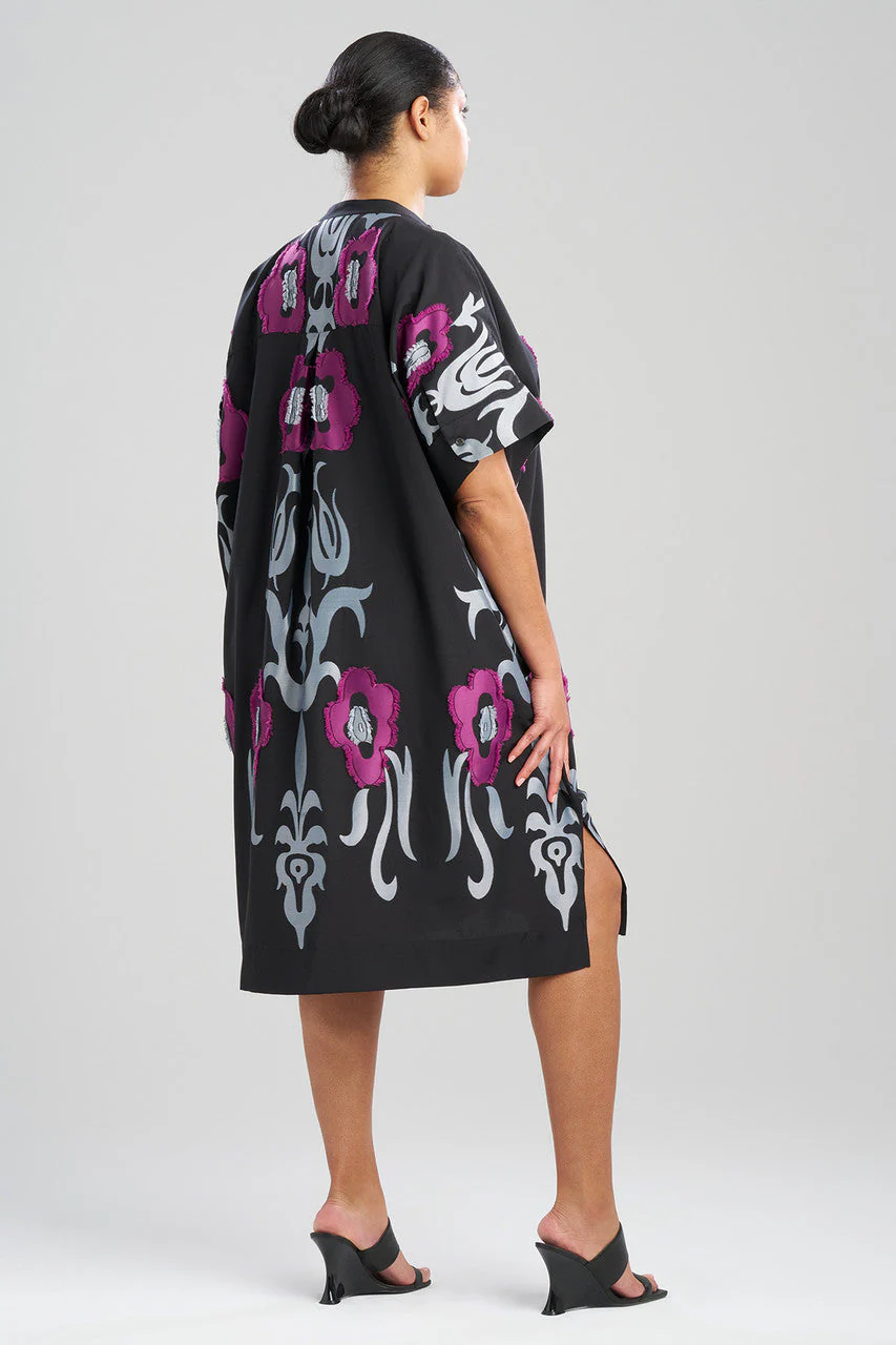 Suzani Jacquard Oversized Caftan Dress - Image 5