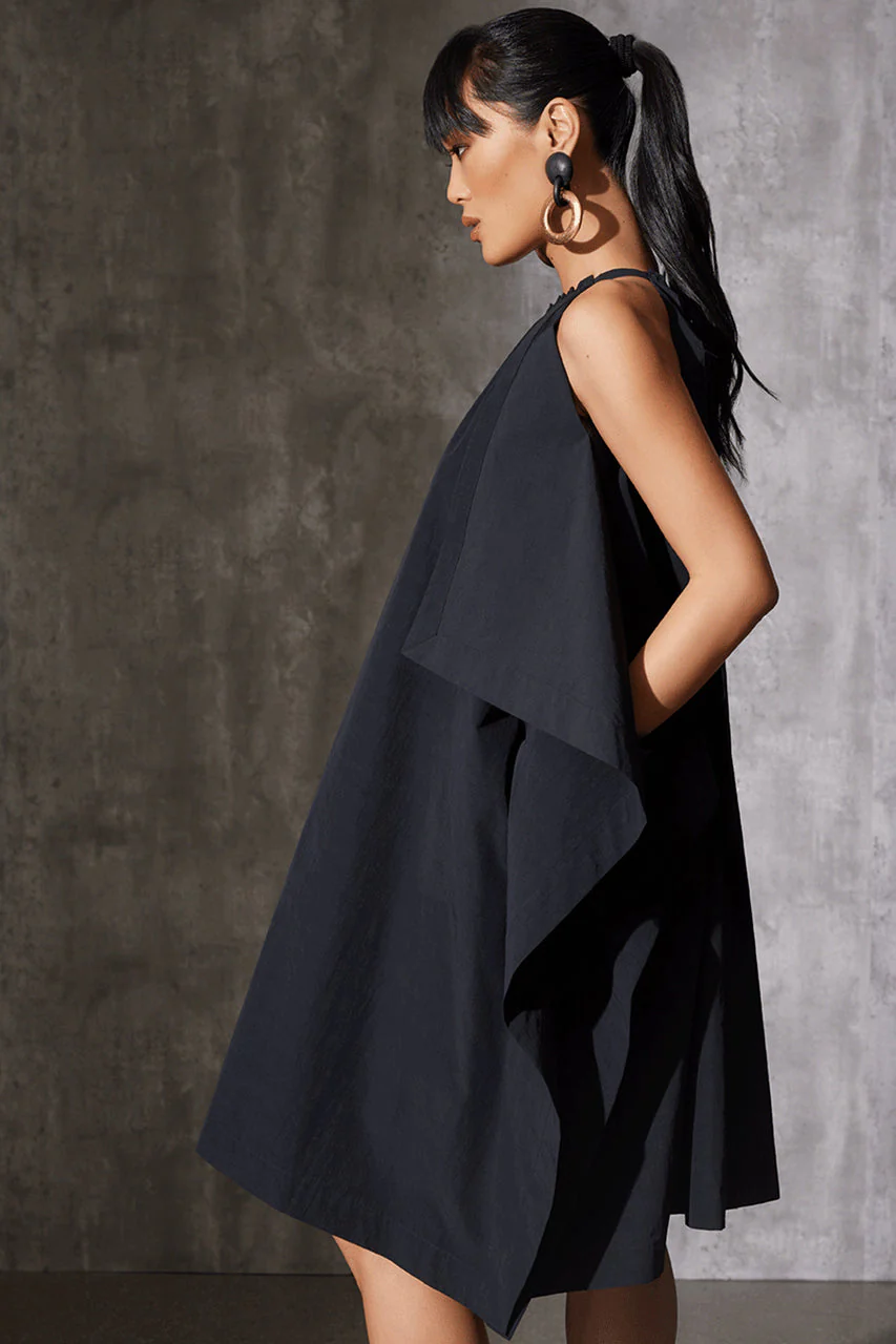 Taffeta Handkerchief Dress - Image 3
