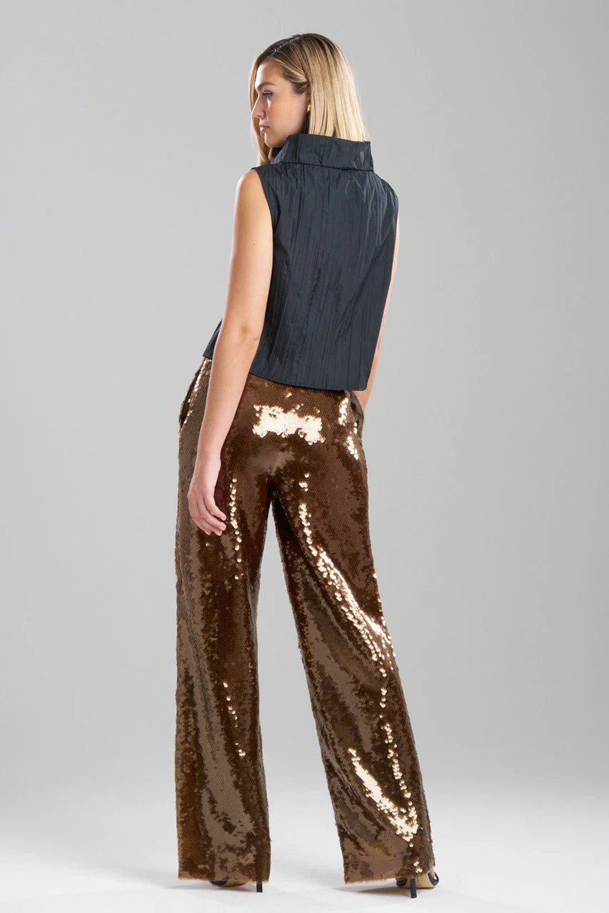 Taffeta Plisse Cowl Top - Image 3