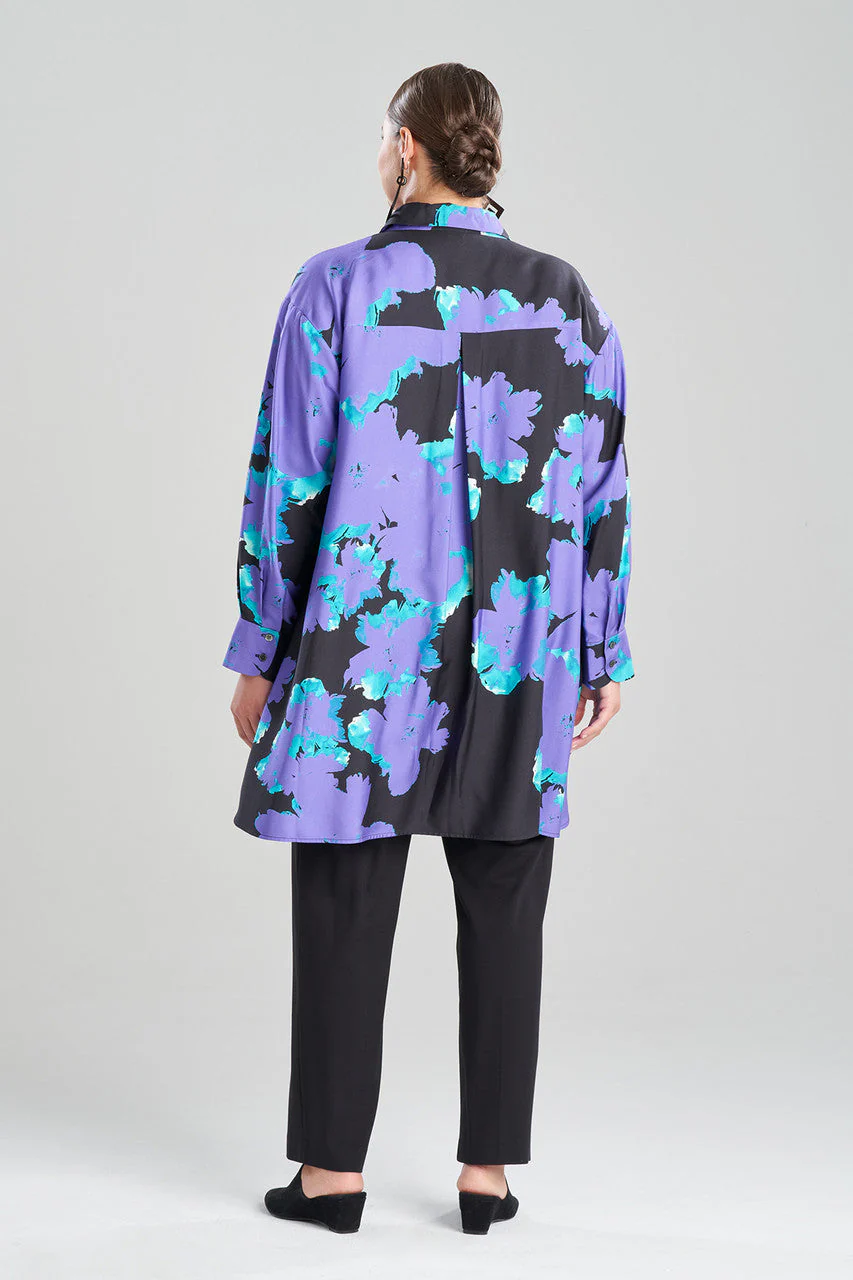 Taichou Cotton Silk Oversized Half Placket Shirt - Image 5