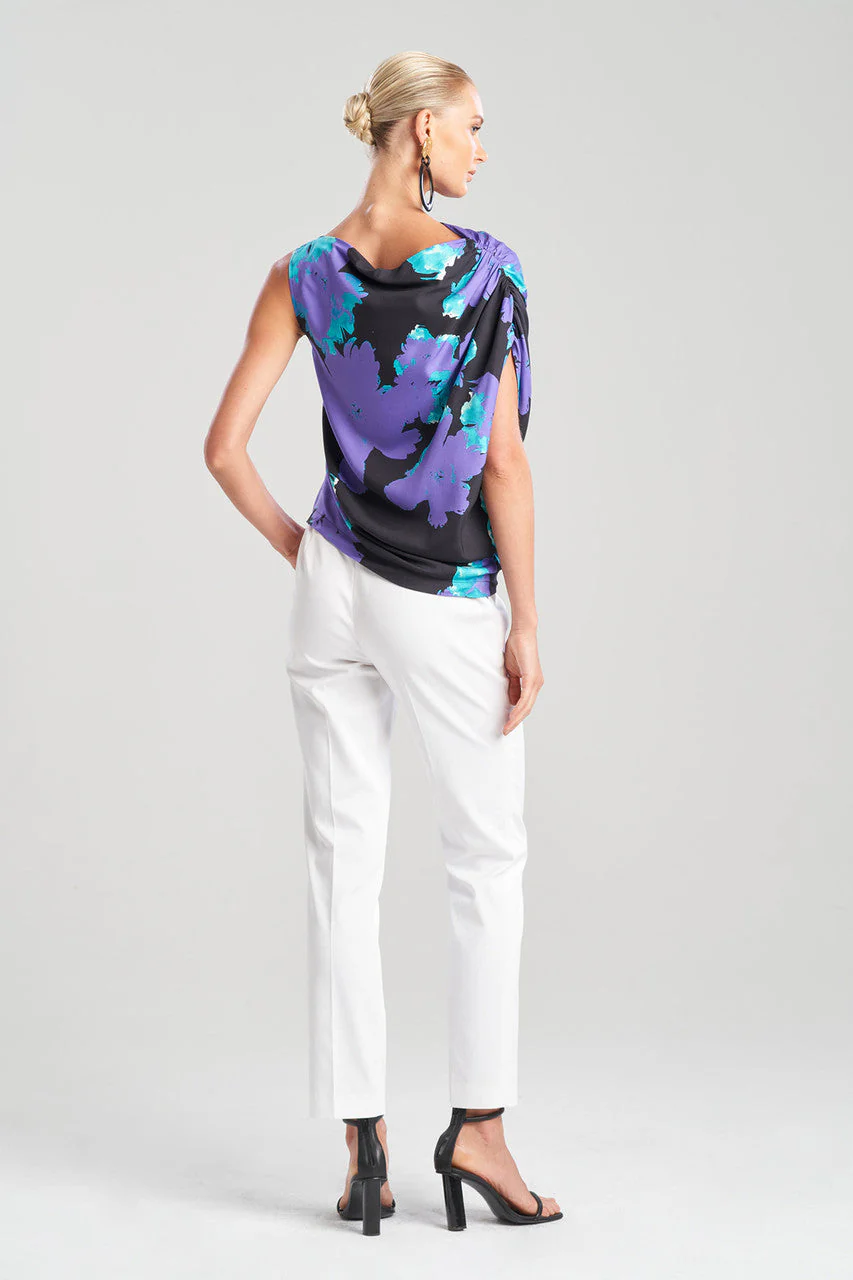 Taichou Cotton Silk Sleeveless Drape Top - Image 3
